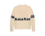 New Amsterdam Surf Association Name Crew Knit Ecru Black 2502026002