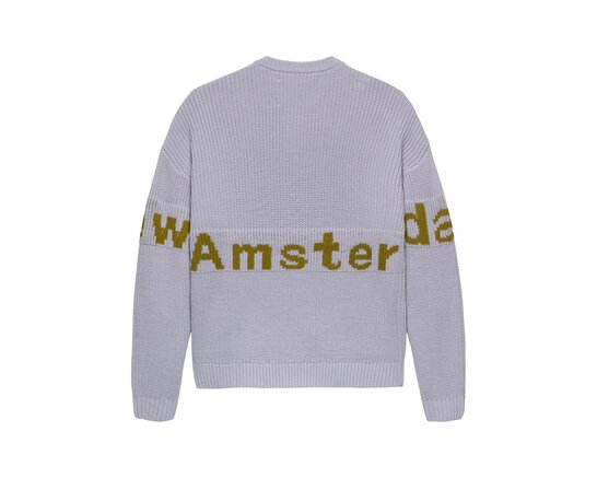 New Amsterdam Surf Association Name Crew Knit Sea Fog Moss 2502026003