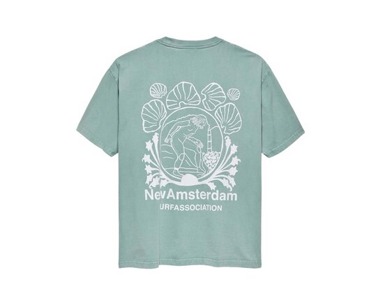 New Amsterdam Surf Association Lost Surfer Tee Teal 2502066003