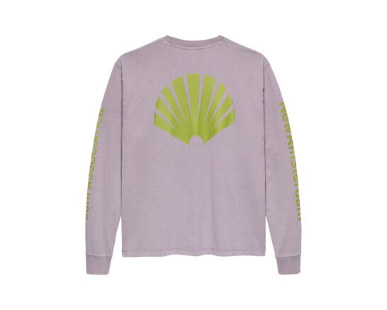 New Amsterdam Surf Association Logo Longsleeve Sea Fog Moss 2502085001