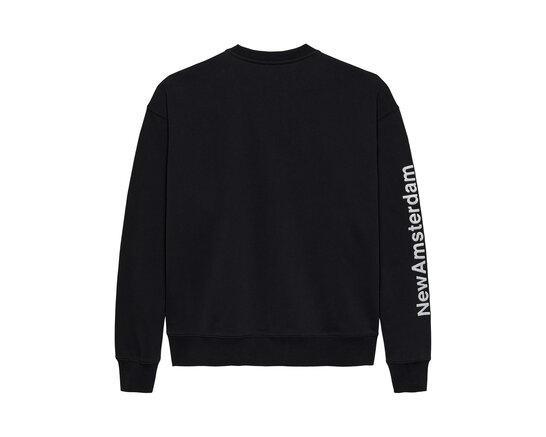 New Amsterdam Surf Association Logo Crewneck Black White 2502097002