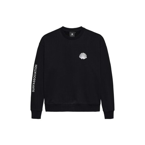 Logo Crewneck Black White 2502097002