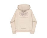 Alpha Industries World Logo BP Hoodie Organic Beige 258337 627