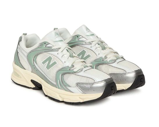 New Balance U530 Silver Metallic Mosaic Green U530SEB
