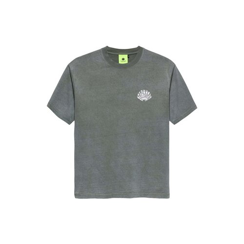 Lace Print Logo Tee Shark Green White 2502061003