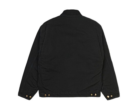 Carhartt WIP OG Detroit Jacket Black Black Stone Canvas I035614.00E.4O.03