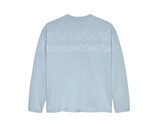 New Amsterdam Surf Association Logo Line Longsleeve Denim Blue White 250286002