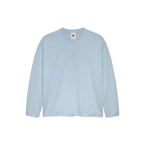 Logo Line Longsleeve Denim Blue White 250286002