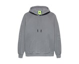 New Amsterdam Surf Association Logo Line Hoodie Snow Grey White 2502103002
