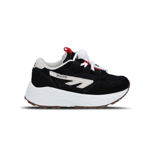 HTS Kids Shadow Lace Black White Red K010042-009-01