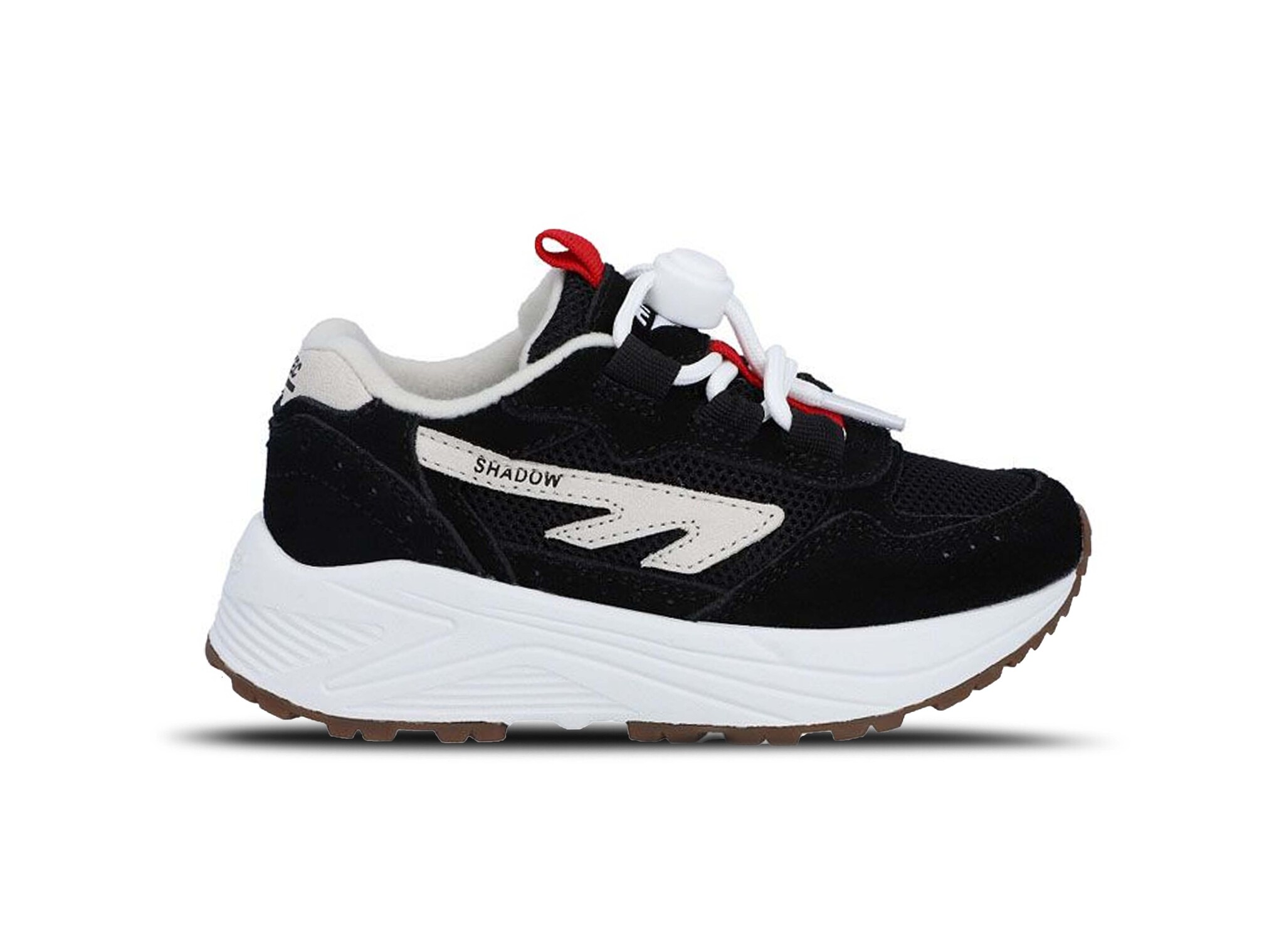 HTS Kids Shadow Lace Black White Red K010042-009-01 Hi Tec HTS Kids Shadow Lace Black White Red K010042-009-01