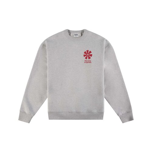 Adinkra Crewneck Light Grey Melange TNO441