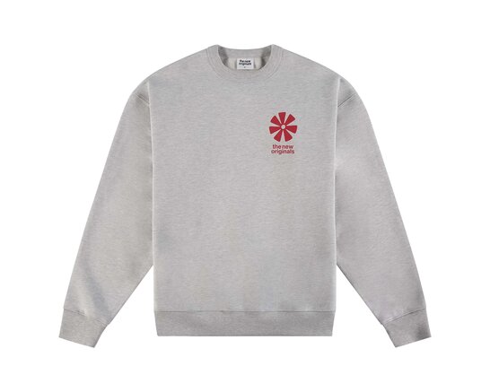 The New Originals Adinkra Crewneck Light Grey Melange TNO441