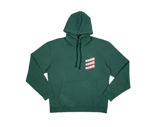 Bisous Hoodie Sonics Forest Green FW25 31