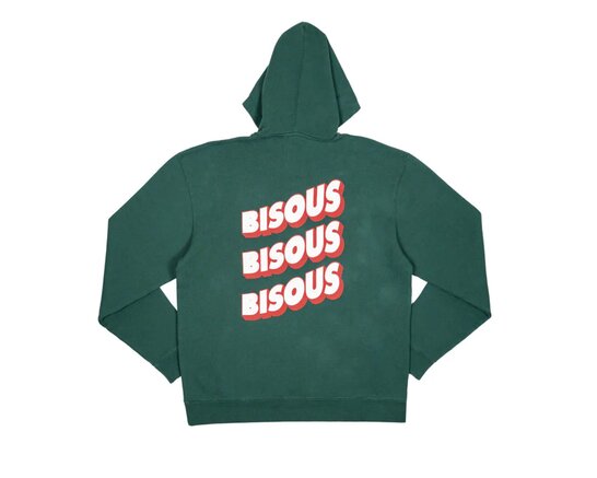 Bisous Hoodie Sonics Forest Green FW25 31