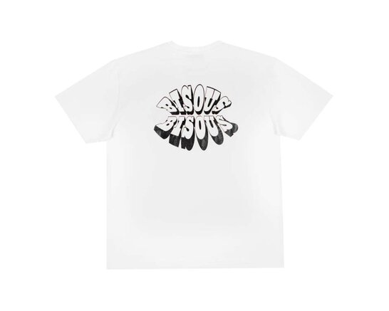Bisous T-Shirt Lips White FW25 71