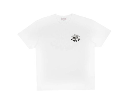 Bisous T-Shirt Lips White FW25 71