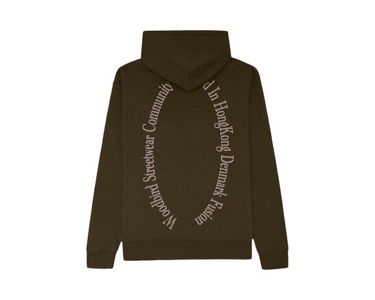 Woodbird WBPacs Founded Hoodie Dark Brown 2536 607
