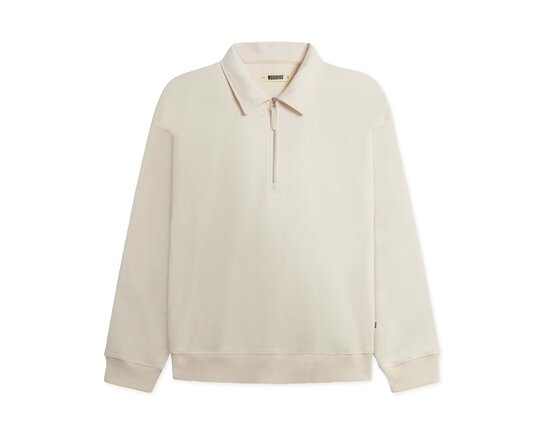Woodbird WBTom Zip Polo Off White 2446 605