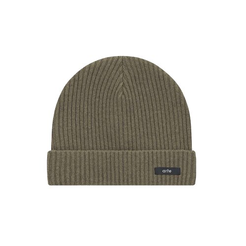 Label Beanie Green AW25 152AC
