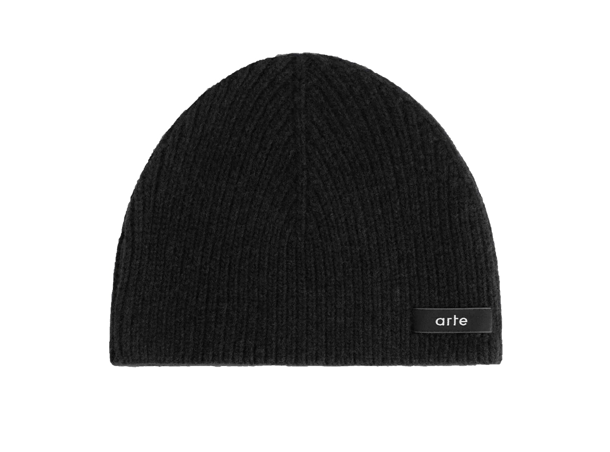 Label Beanie Black AW25 152AC Arte Antwerp Label Beanie Black AW25 152AC