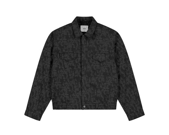 Arte Antwerp Allover Arte Jacket Black AW25 189J