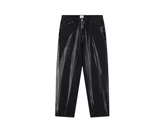 Arte Antwerp Washed Jeans Pants Black Denim AW25 030P