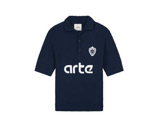 Arte Antwerp Football Knit Blue AW25 157K