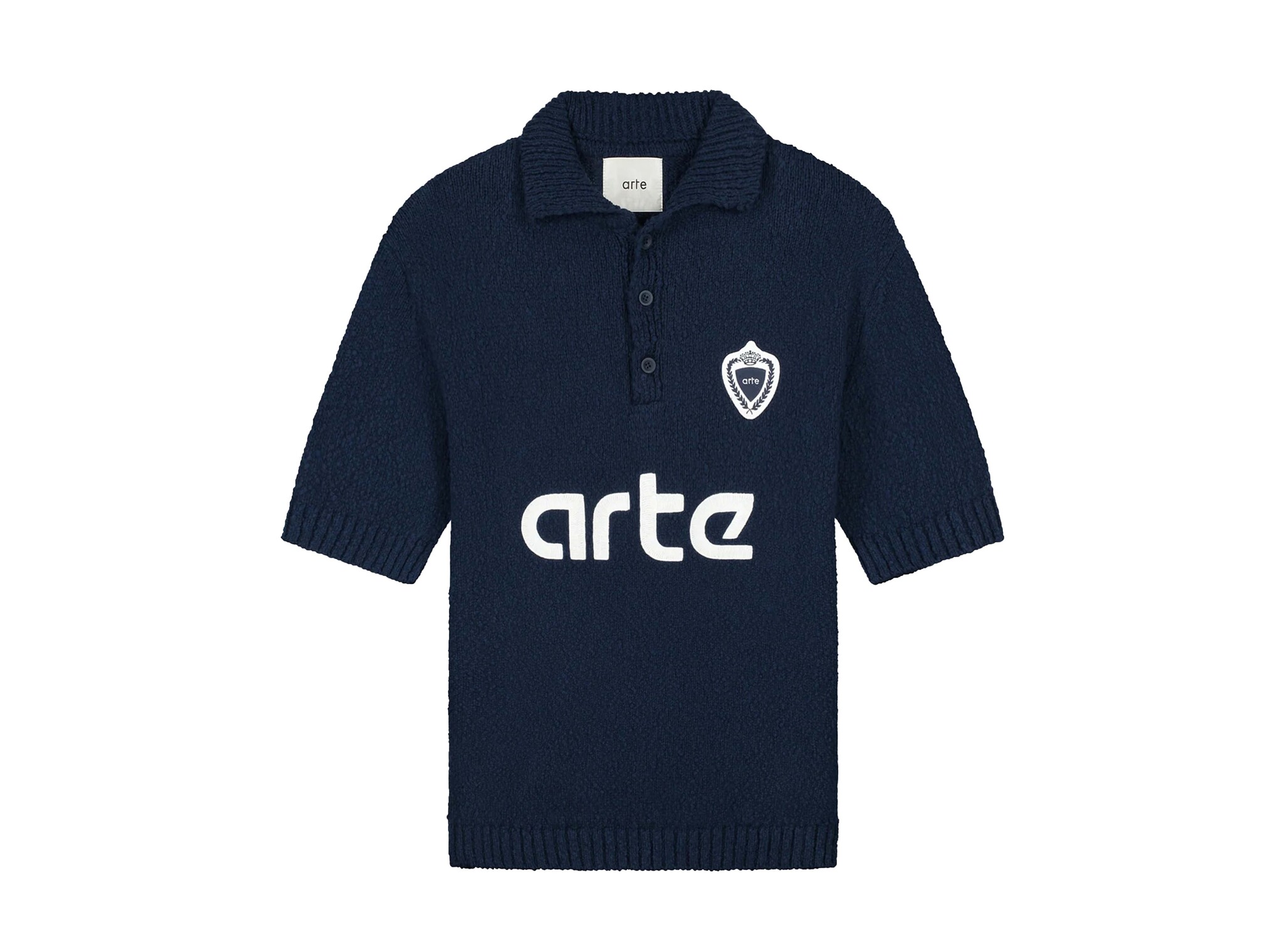 Football Knit Blue AW25 157K Arte Antwerp Football Knit Blue AW25 157K