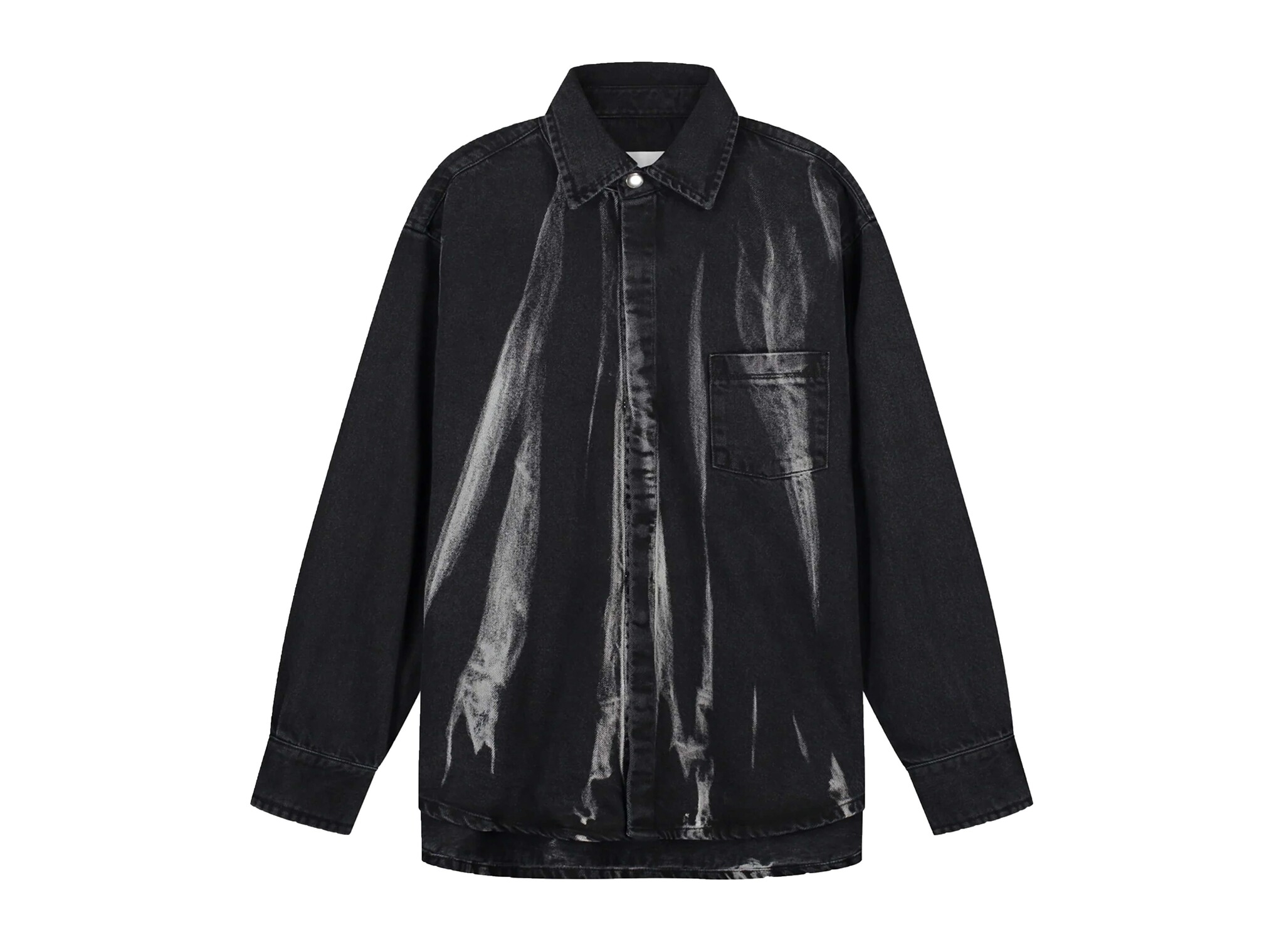 Denim Shirt Black Denim AW25 0295 Arte Antwerp Denim Shirt Black Denim AW25 0295