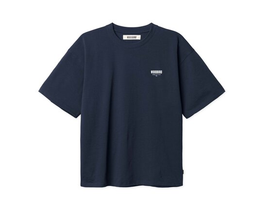 Woodbird WBBaine Pho Tee Navy 2536 404