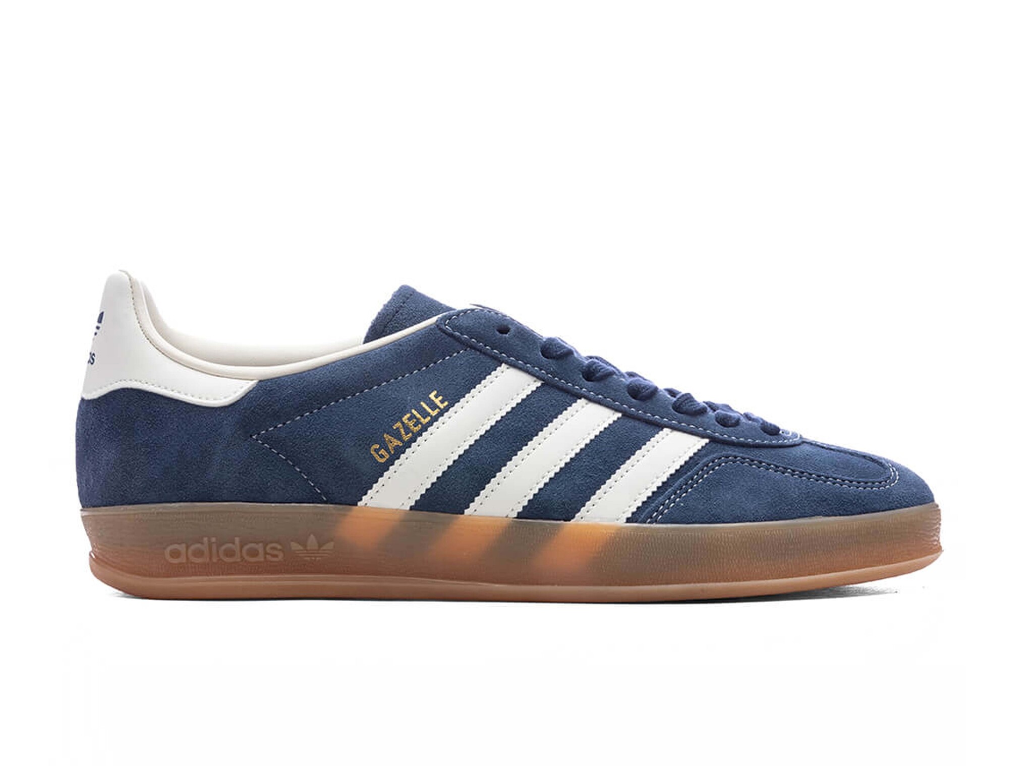Gazelle Indoor Night Indigo Off White Gold Metallic JQ8393 Adidas Gazelle Indoor Night Indigo Off White Gold Metallic JQ8393