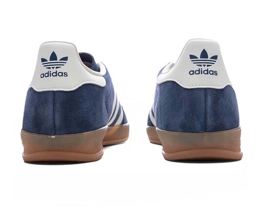 Adidas Gazelle Indoor Night Indigo Off White Gold Metallic JQ8393