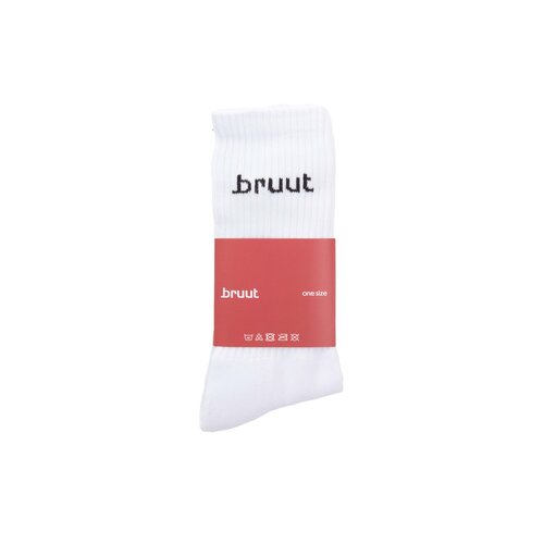 Logo Sock White BT2552 001