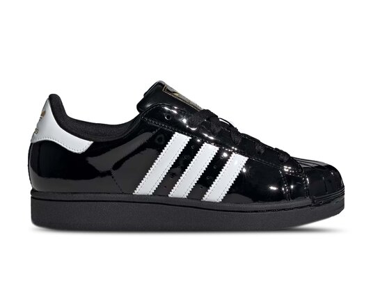 Adidas Superstar II W Core Black Cloud White Gold Metallic JS4009