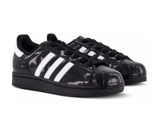 Adidas Superstar II W Core Black Cloud White Gold Metallic JS4009