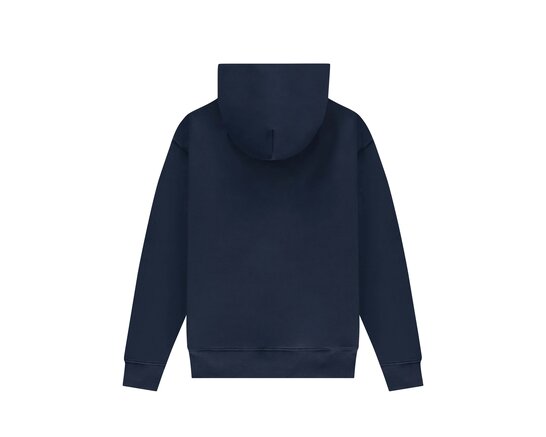The New Originals Big Logo Zip Hoodie Navy Blue Pink  TNO442