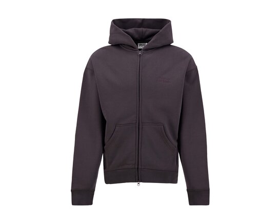 The New Originals Emblem Zip Up Hoodie Espresso TNO439