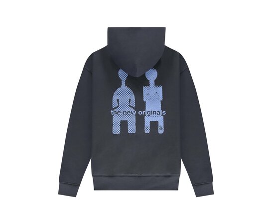 The New Originals 2 Figures Zip Up Hoodie Black Oyster TNO440