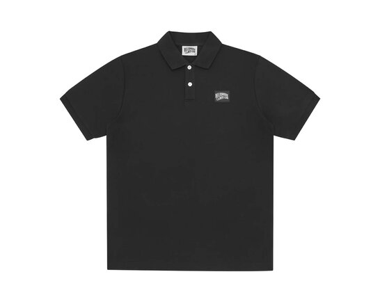 Billionaire Boys Club Woven Patch Arch Logo Polo Black BC108