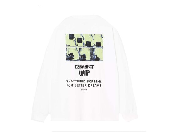 Carhartt WIP L/S Better Dreams T-Shirt White I035458