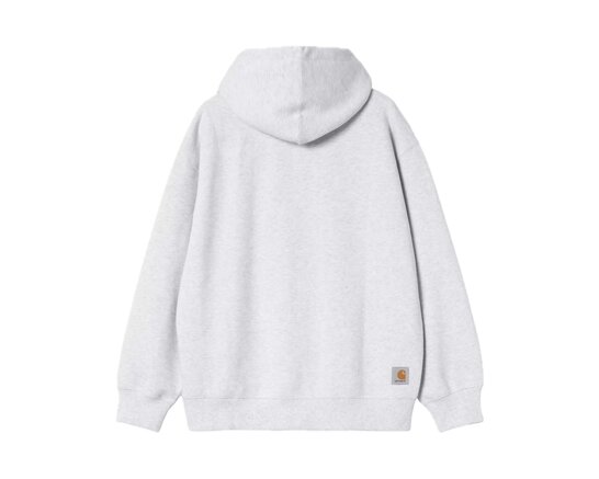 Carhartt WIP Hooded Mini Wip sweat Jacket Ash Heather Stone Washed I035619