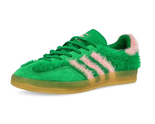 Adidas Gazelle Indoor W Green Glow Pink Gum JP8342