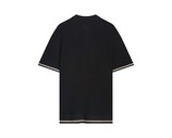 Fine Knit Polo Black 42257050 0127 Filling Pieces Clothing Fine Knit Polo Black 42257050 0127