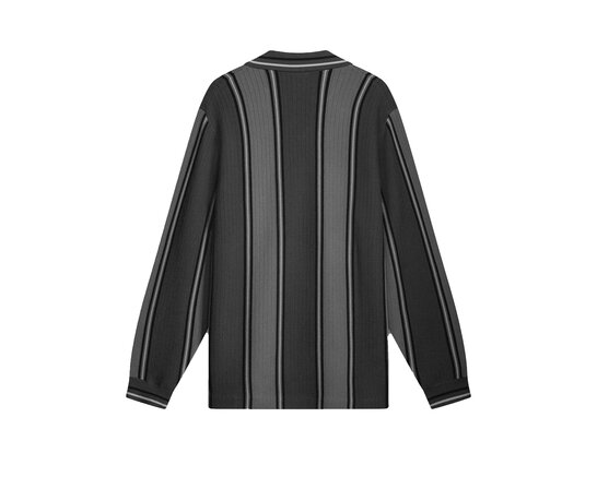 Knit Football Jersey Black Grey 42257450 0148 Filling Pieces Clothing Knit Football Jersey Black Grey 42257450 0148
