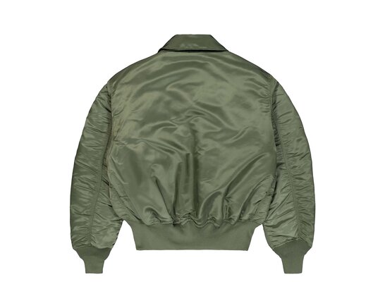 CWU 45 Heritage Bomber Jacket Sage Green 100102 01 Alpha Industries CWU 45 Heritage Bomber Jacket Sage Green 100102 01