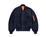 MA 1 Heritage Bomber Jacket Blue 100101 07 Alpha Industries MA 1 Heritage Bomber Jacket Blue 100101 07