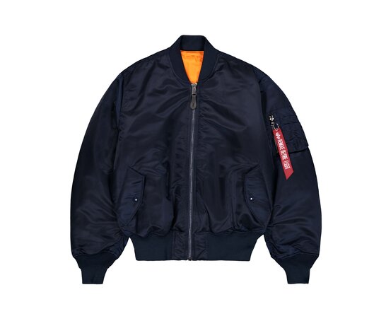MA 1 Heritage Bomber Jacket Blue 100101 07 Alpha Industries MA 1 Heritage Bomber Jacket Blue 100101 07