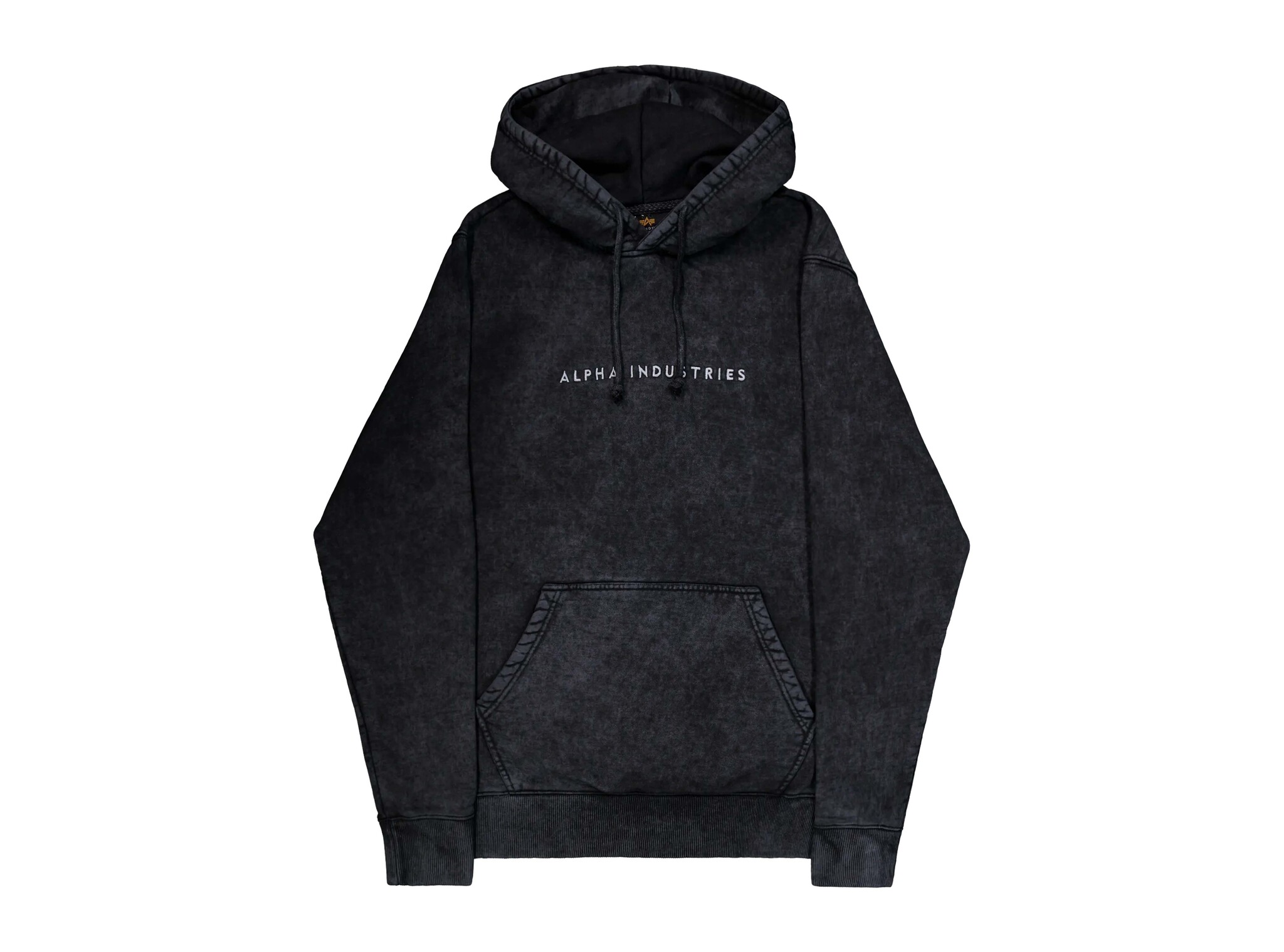 Acid Logo Hoodie Black 258339 03 Alpha Industries Acid Logo Hoodie Black 258339 03