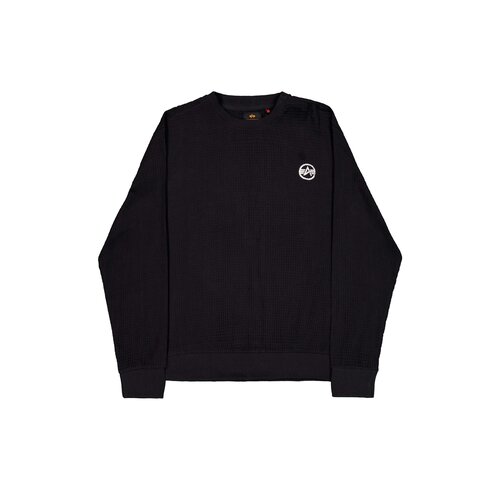 Studio Waffle Sweatshirt Black 258300 03